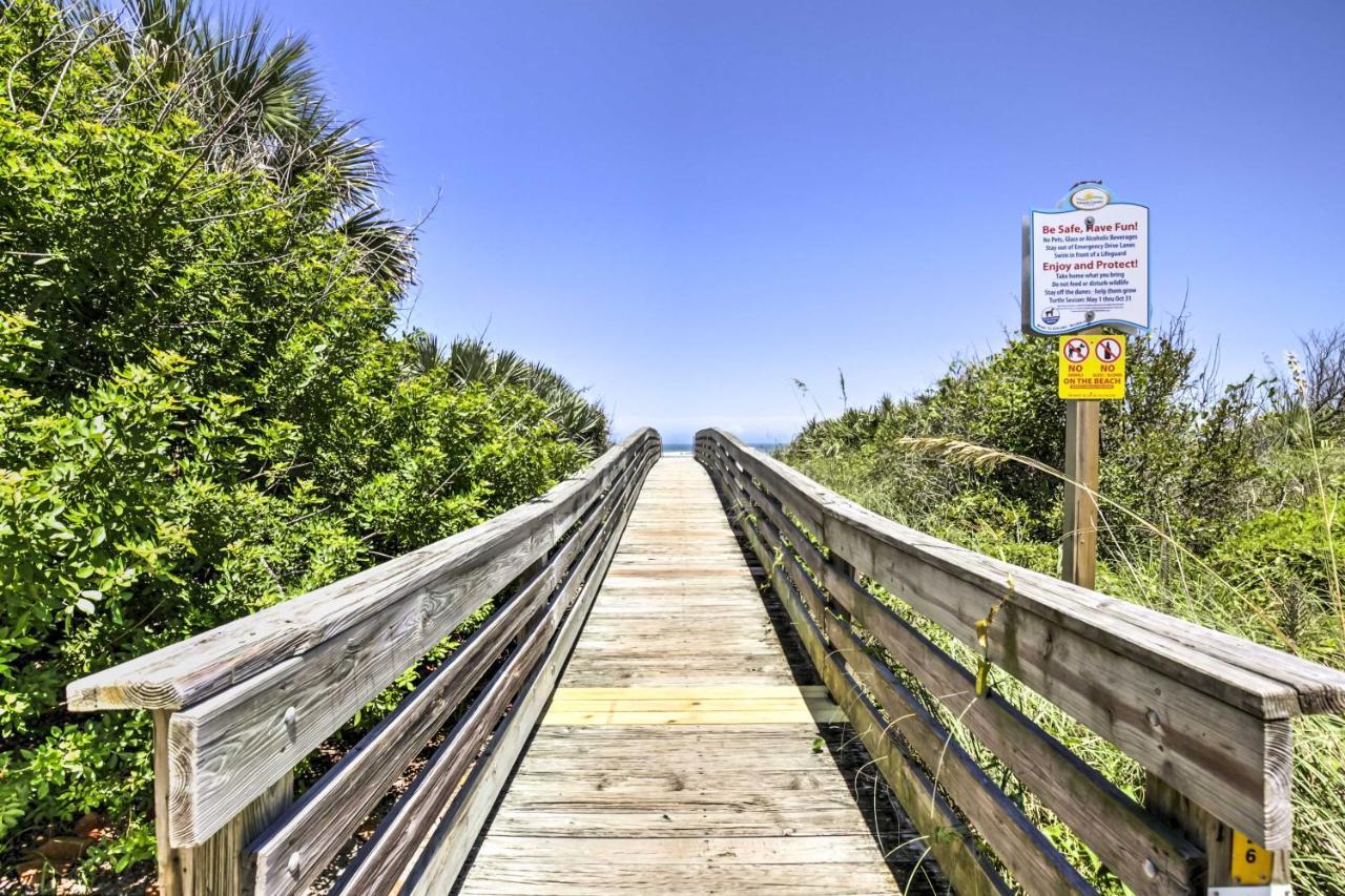 New Smyrna Beach Abode With Fire Pit, Walk To Beach! Vila Exterior foto